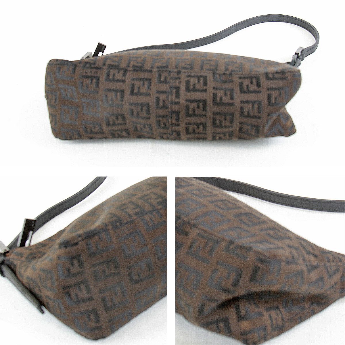 極美品✨FENDI ズッキーノ柄 アクセサリーポーチ 8BR249 美品『USED』 フェンディ ズッキーノ 8BR249 アクセサリーポーチ