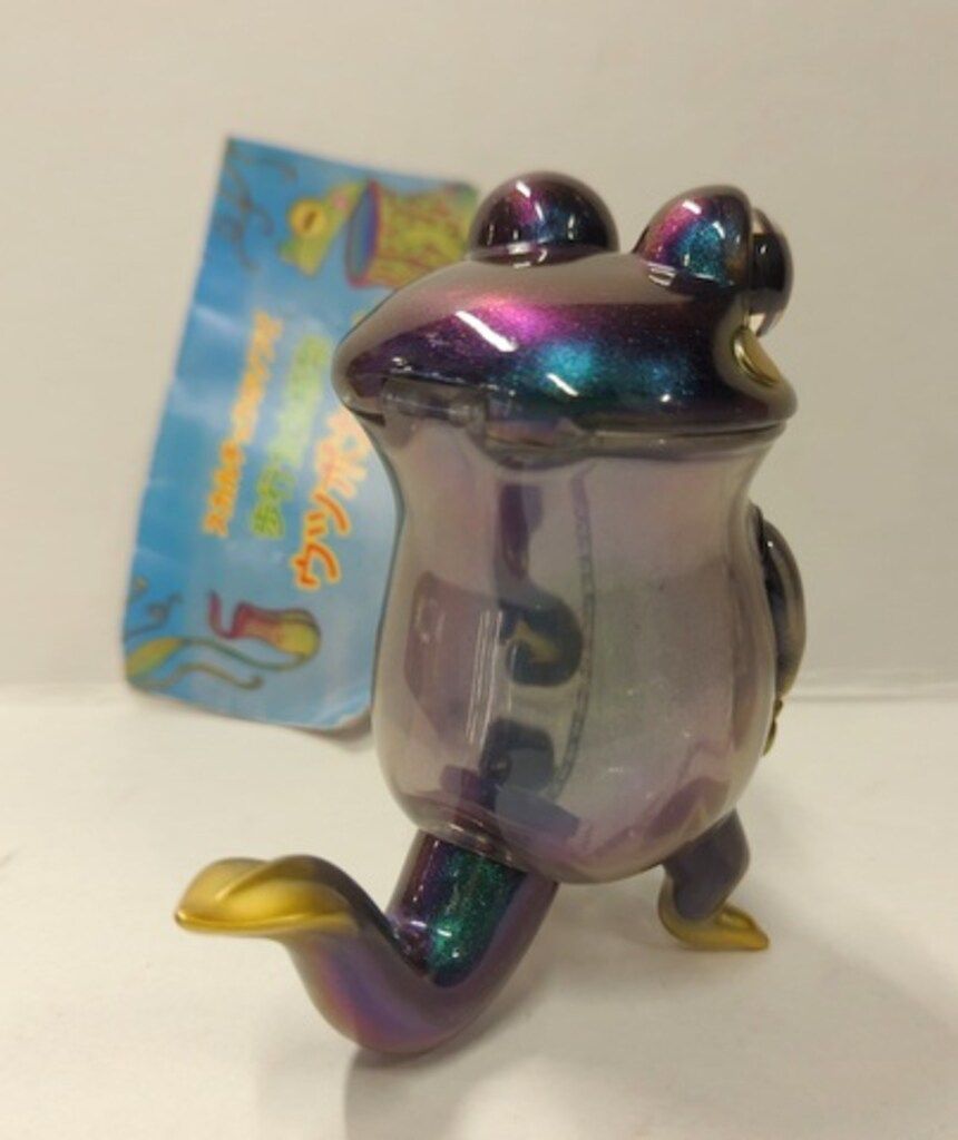 スカルチュラ 歩行食虫植物 ウツボカエル　クリア成型　ソフビ ウツボカエル クリア スカルチュラ スカルチュラのソフビ ウツボカエル