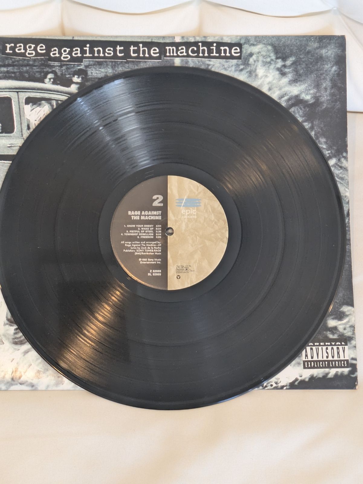 Z52959 US盤 RAGE AGAINST THE MACHINE/RAGE AGAINST THE
