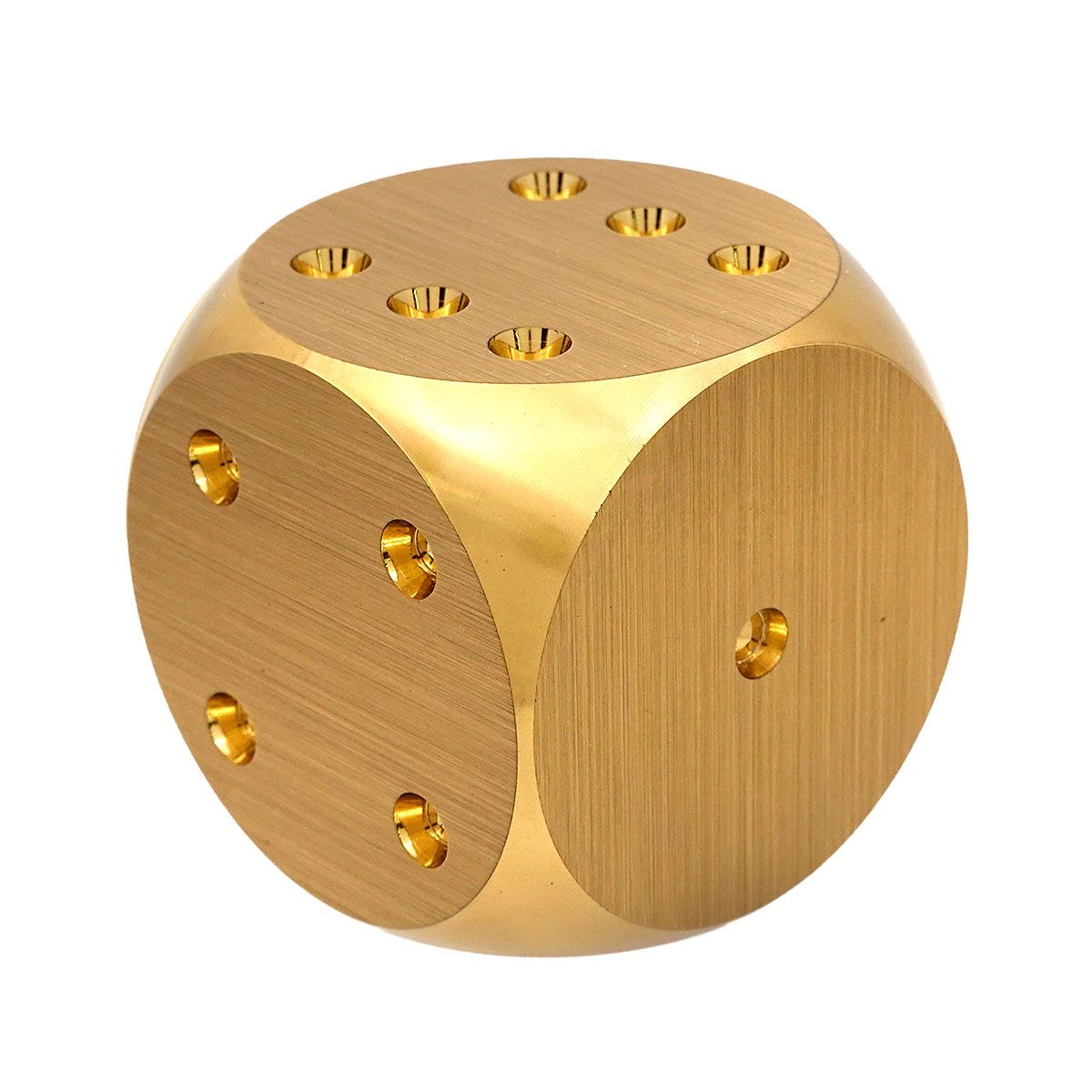 Tiffany & Co. ゴールドカラー サイコロ型 置き時計 ティファニー