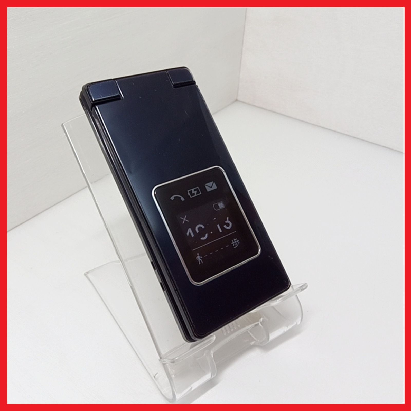 505SH softbank ガラケー シルバー 超美品 505SH かんたん携帯9 シルバー 白ロム ガラケー SOFTBANK SHARP