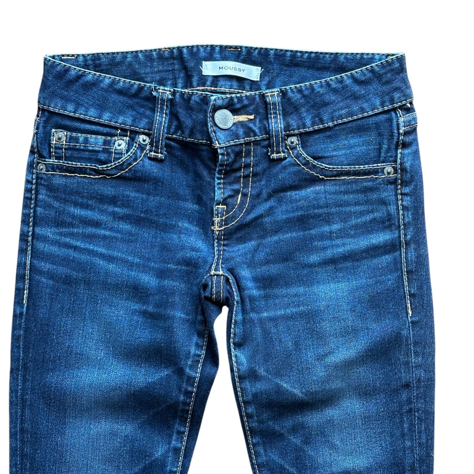 moussy Rebirth SKINNY 25インチ　美品　牛革