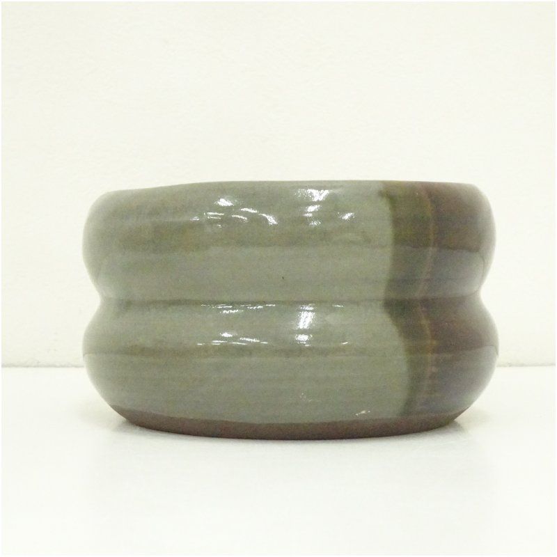 Ｓ４７２　水指　『高取焼宗家　十一代　高取静山造』　共箱　茶道具 S472 水指 『高取焼宗家 十一代 高取静山造』 共箱 茶道具