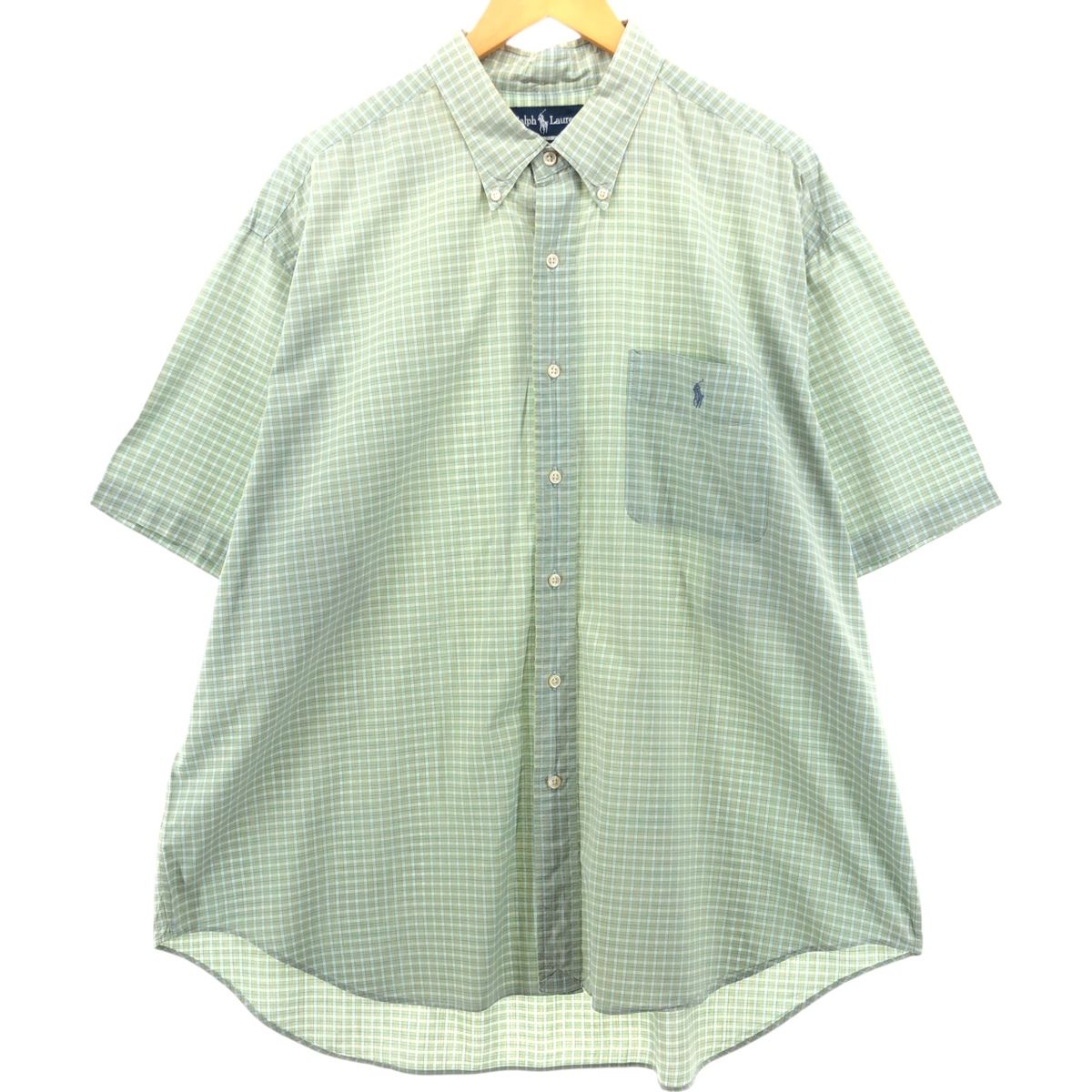 Ralph Lauren Bartlett 半袖シャツ L 古着 ラルフローレン Ralph Lauren BARTLETT 半袖 ボタンダウン