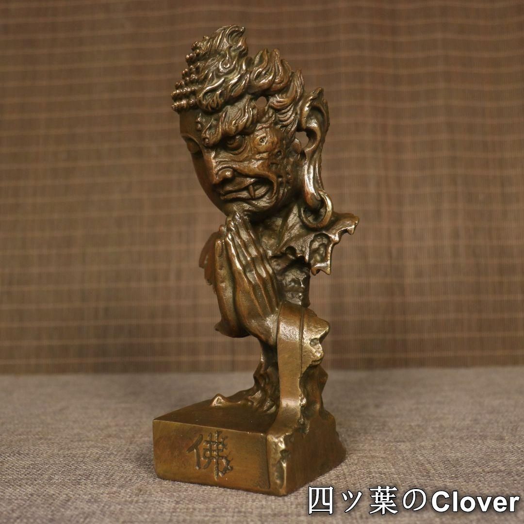 美術品・アンティーク・コレクション 銅製 釈迦如来仏仏像 事務