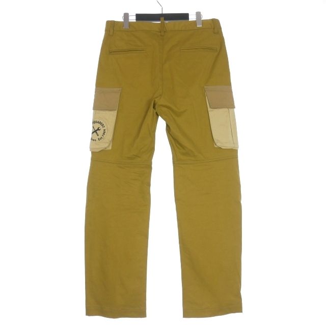 DSQUARED2 ディースクエアード カーゴパンツ レザー 44