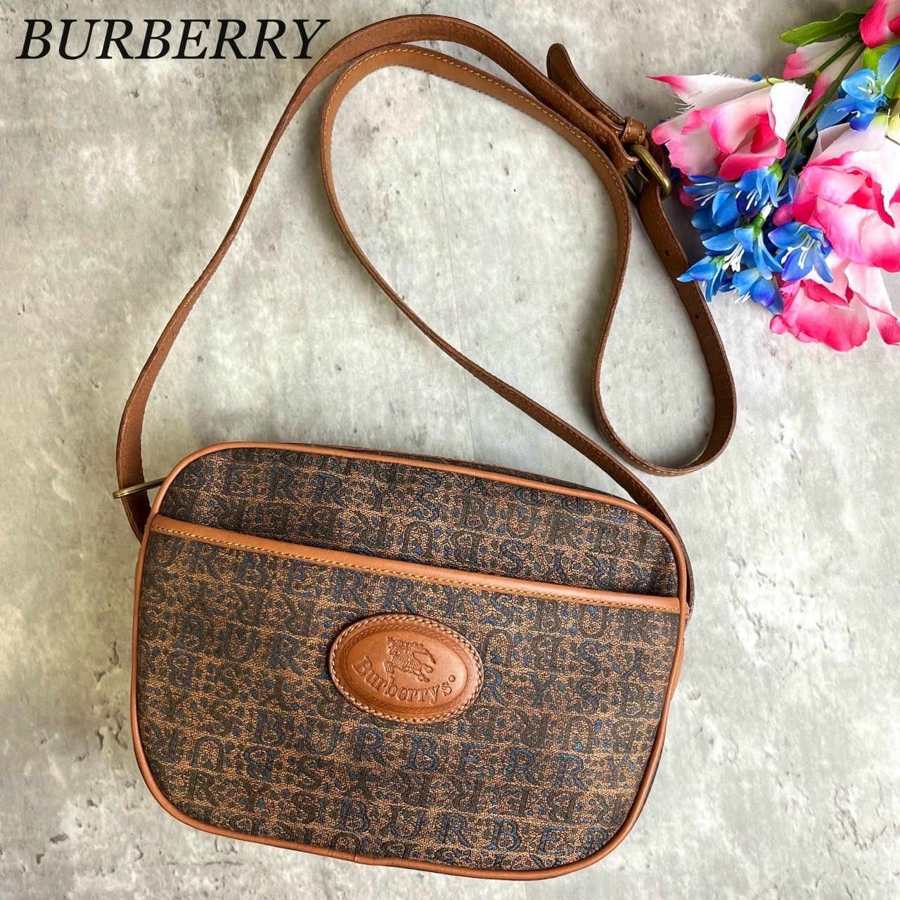✨良品✨BURBERRY バーバリー ショルダーバッグ トートバッグ ゴールド 