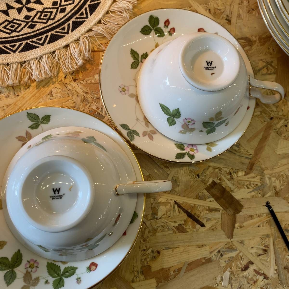 WEDGWOOD ウェッジウッド ペアセット WILD STRAWBERRY ワイルド 