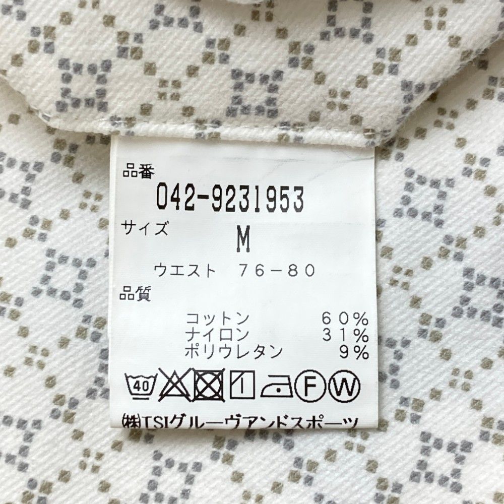 新品 セントアンドリュース 総柄 ハイストレッチ パンツ 定価20900円 M サイズ：M ST ANDREWS セントアンドリュース ストレッチパンツ