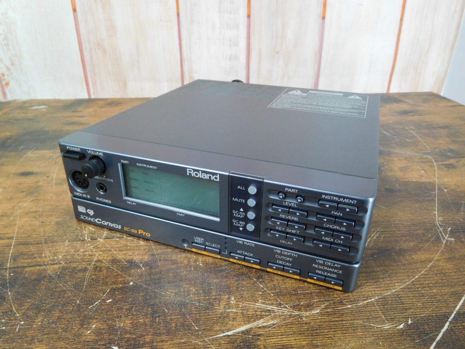 Roland SC-88Pro SoundCanvas 音源モジュール 動作品 Roland/ローランド SC-88 Pro SOUND Canvas 音源モジュール