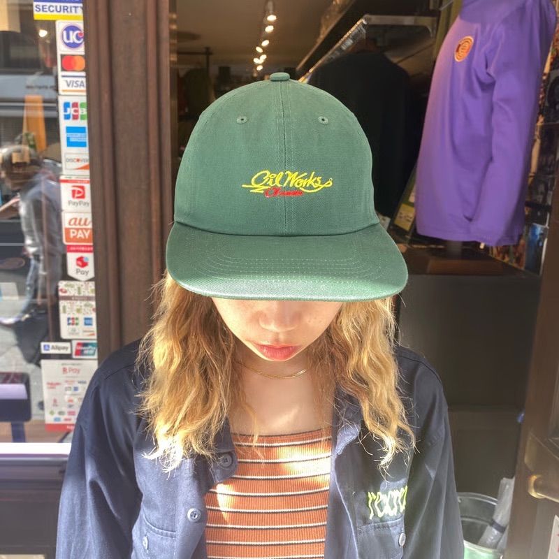 新品】OILWORKS 6PANEL CAP Classics Cap GREEN オイルワークス 6