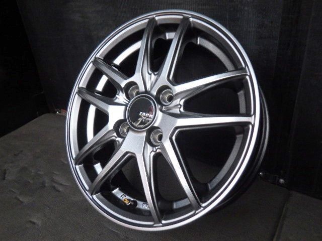 2978 J ZACK JP-550 ホイール 14x4.5J 4穴 PCD100 45 4本 BRIGHTFACE_UK