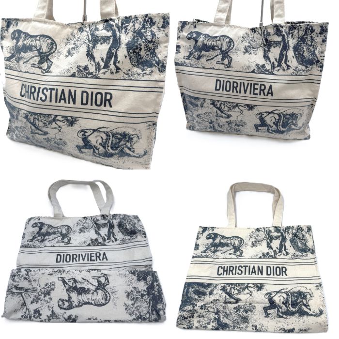 ディオール DIOR ノベルティトートバッグ トワルドゥジュイ 動物