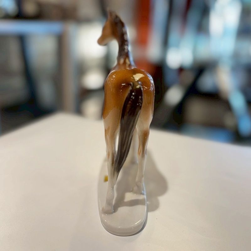 置物  dux Bohemia ROYAL DUX BOHEMIA 馬 オブジェ 高さ20cm 置物 陶器 チェコスロバキア