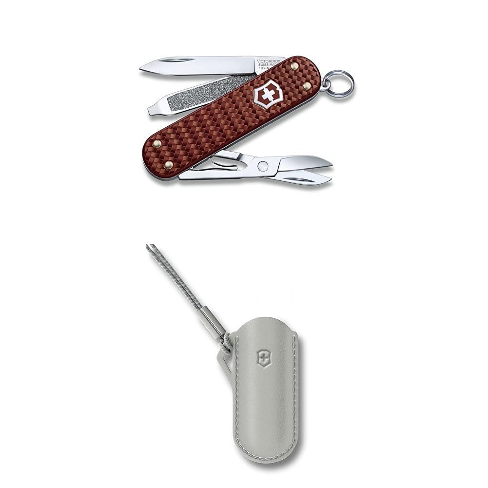 新品 VICTORINOX(ビクトリノックス) クラシック プレシャス ALOX コレクション 全5色 スイス・アーミーナイフ 多機能 ナイフ アウトドア キャンプ はさみ マイナスドライバー付き つめやすり搭載 5機能を搭載したスイス製マルチツール 小型 コ