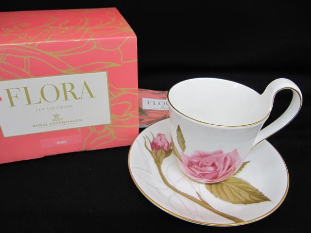 C278 ロイヤルコペンハーゲン カップ＆ソーサー ROSE 【公式通販】