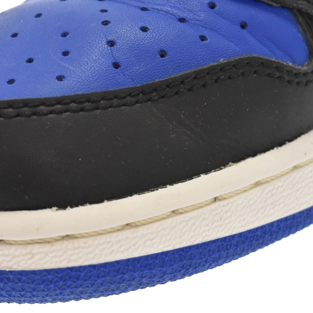 NIKE (ナイキ) AIR JORDAN 1 RETRO LOW OG BG ROYAL BLUE エア ジョーダン1 ロイヤルブルー  ローカットスニーカー レディース ブルー/ブラック US7Y/25cm 709999-004 - メルカリ