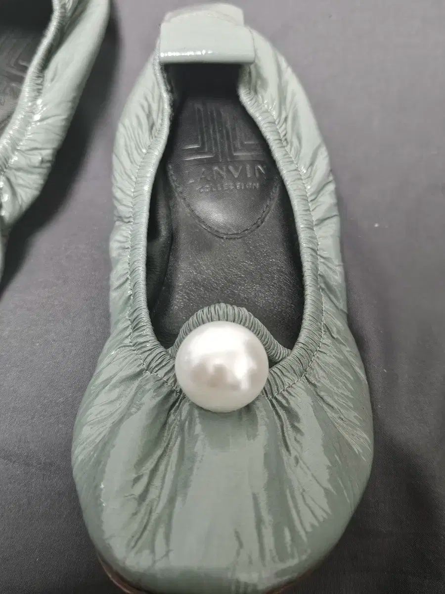 LANVIN パール バレリーナ フラットシューズ KIN-KAAI_COM