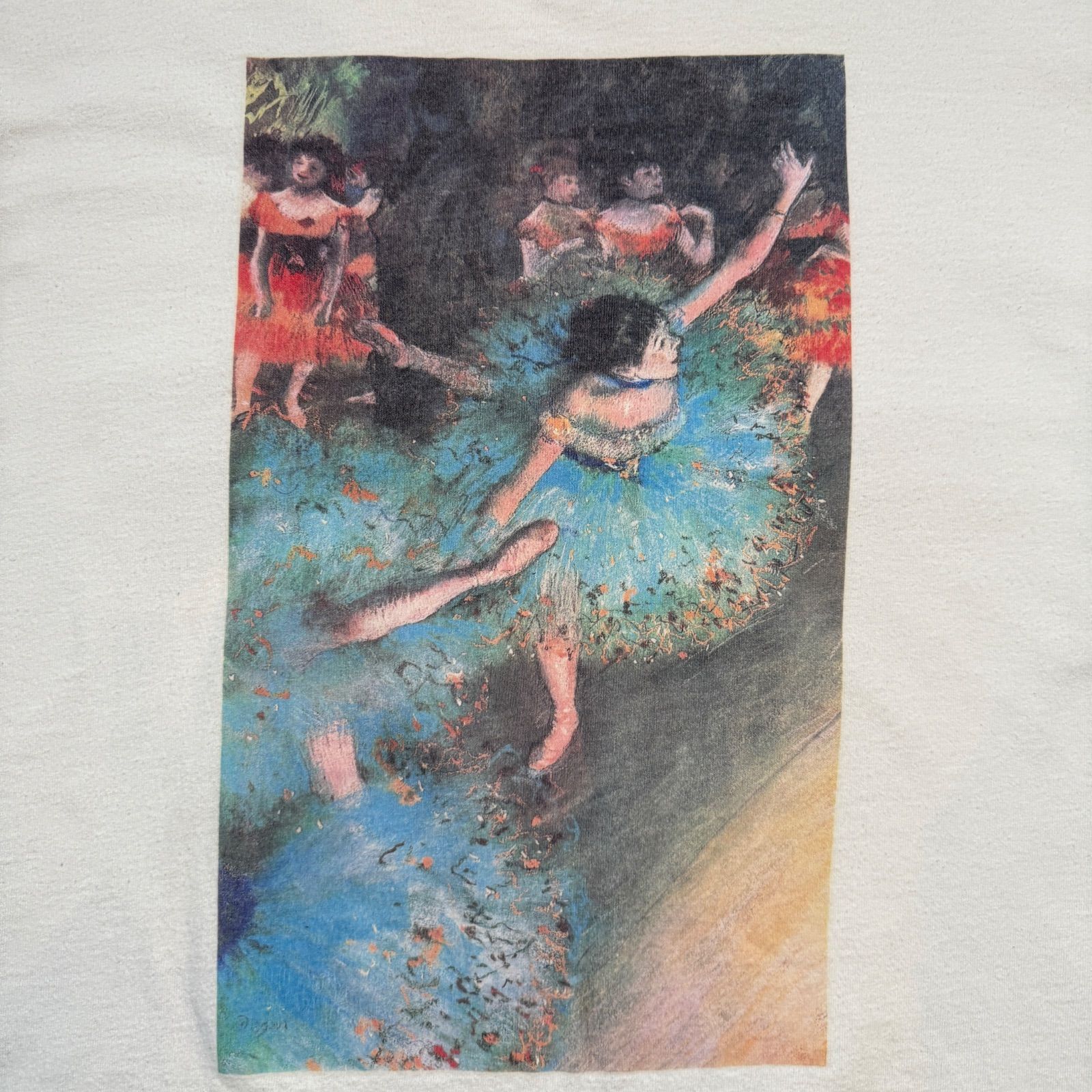 90s Edgar Degas ART T-shirt XLsize / エドガー・ドガ アートTシャツ 