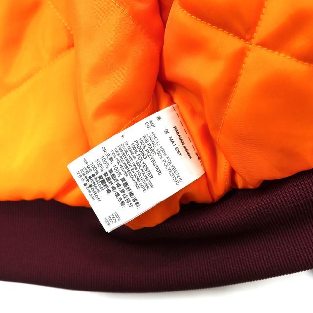 adidas Originals MA-1 フライトジャケット XS ボルドー ポリエステル