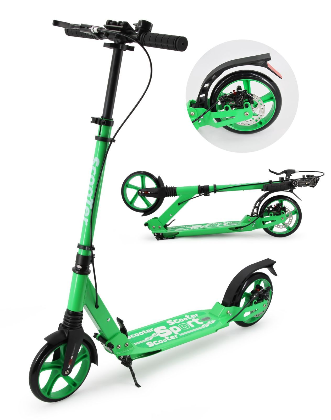 【人気商品】子供 大人 キックスクーター 兼用 キックボード Tenboom