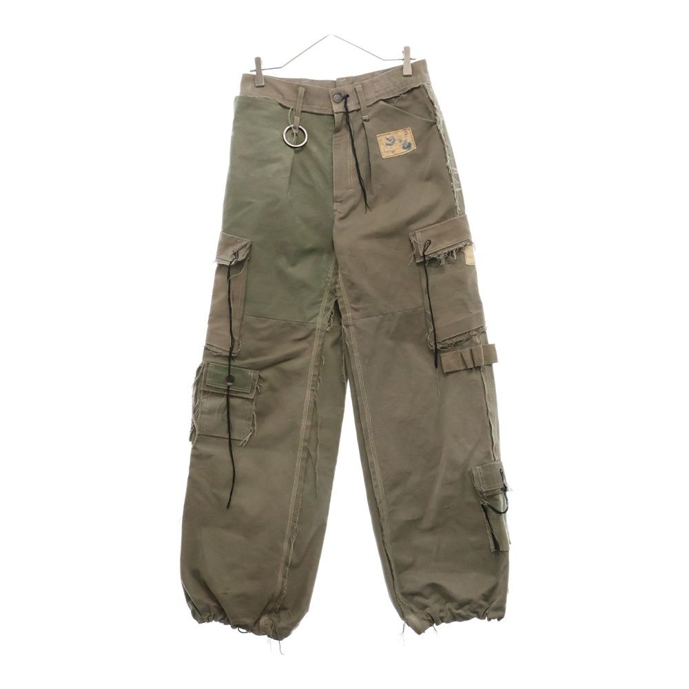 MINUS (マイナス) Slash Seam HBT Cargo ミリタリーカーゴパンツ
