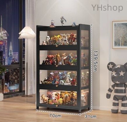 手オ展示棚アクリル透明防塵展示棚ブラインドボックス置き場モデル収納棚