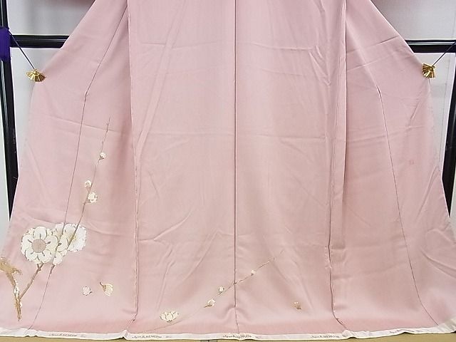 平和屋本店■極上　山口静樹　山口美術織物　訪問着　仮絵羽　駒刺繍　錦繍　御衣　金銀糸　冊子・箱付き　逸品　未使用　DZAA0091kh4 平和屋本店□極上 山口静樹 山口美術織物 訪問着 仮絵羽 駒刺繍 錦繍