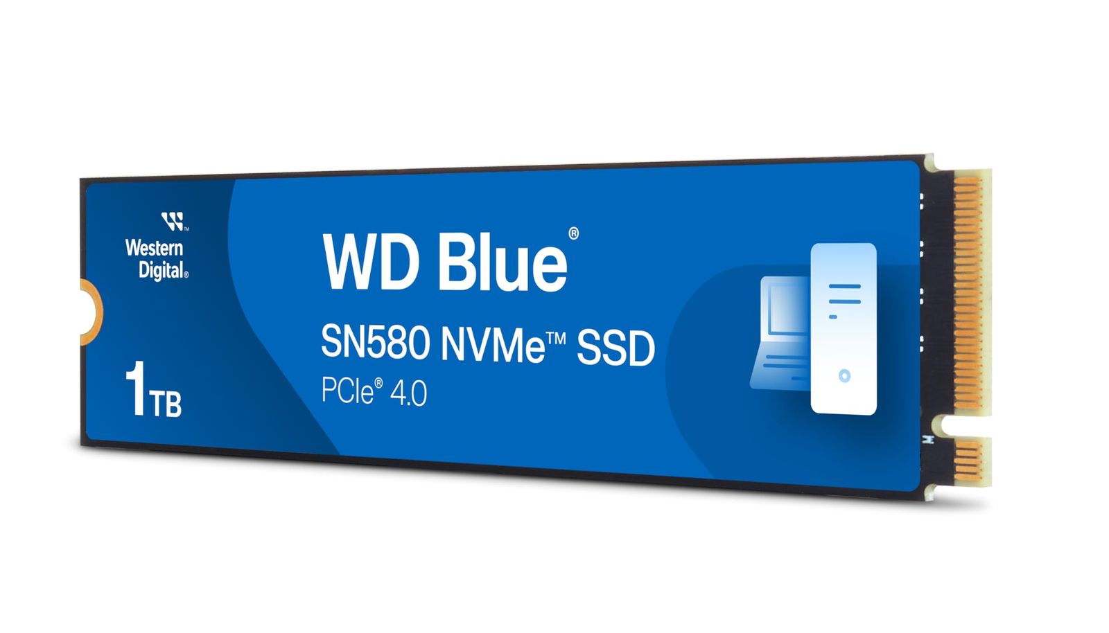 Western Digital ウエスタンデジタル 内蔵SSD 1TB WD Blue SN580 (読取り最大 4,150MB/秒) M.2-2280 NVMe WDS100T3B0E-EC 【国内正規代理店品】 [1TB] [SN580]