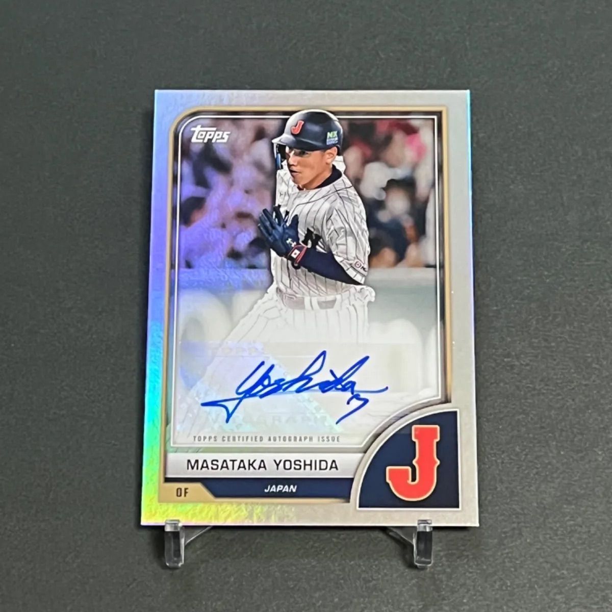 吉田正尚直筆サインカード 2023 Topps World Baseball Classic Autograph Variation Card AV- MY - メルカリ