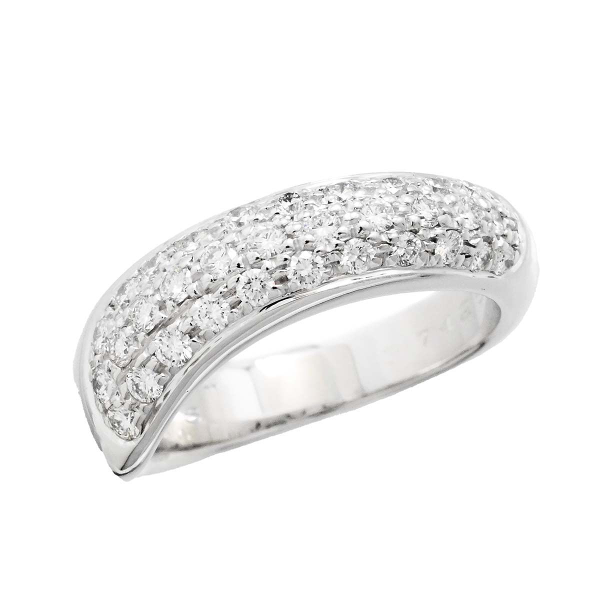 3574) ショーメ CHAUMET 750WG ホワイトゴールド ダイヤ ヴェニス 