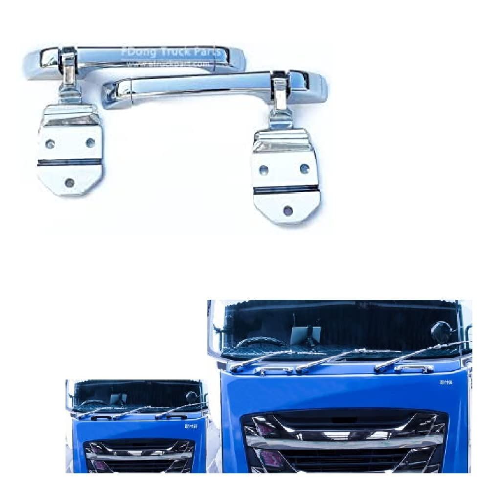 いすゞ ファイブスターギガ メッキ フロントグリップ セット 左右セット 交換式 外装 トラック用品