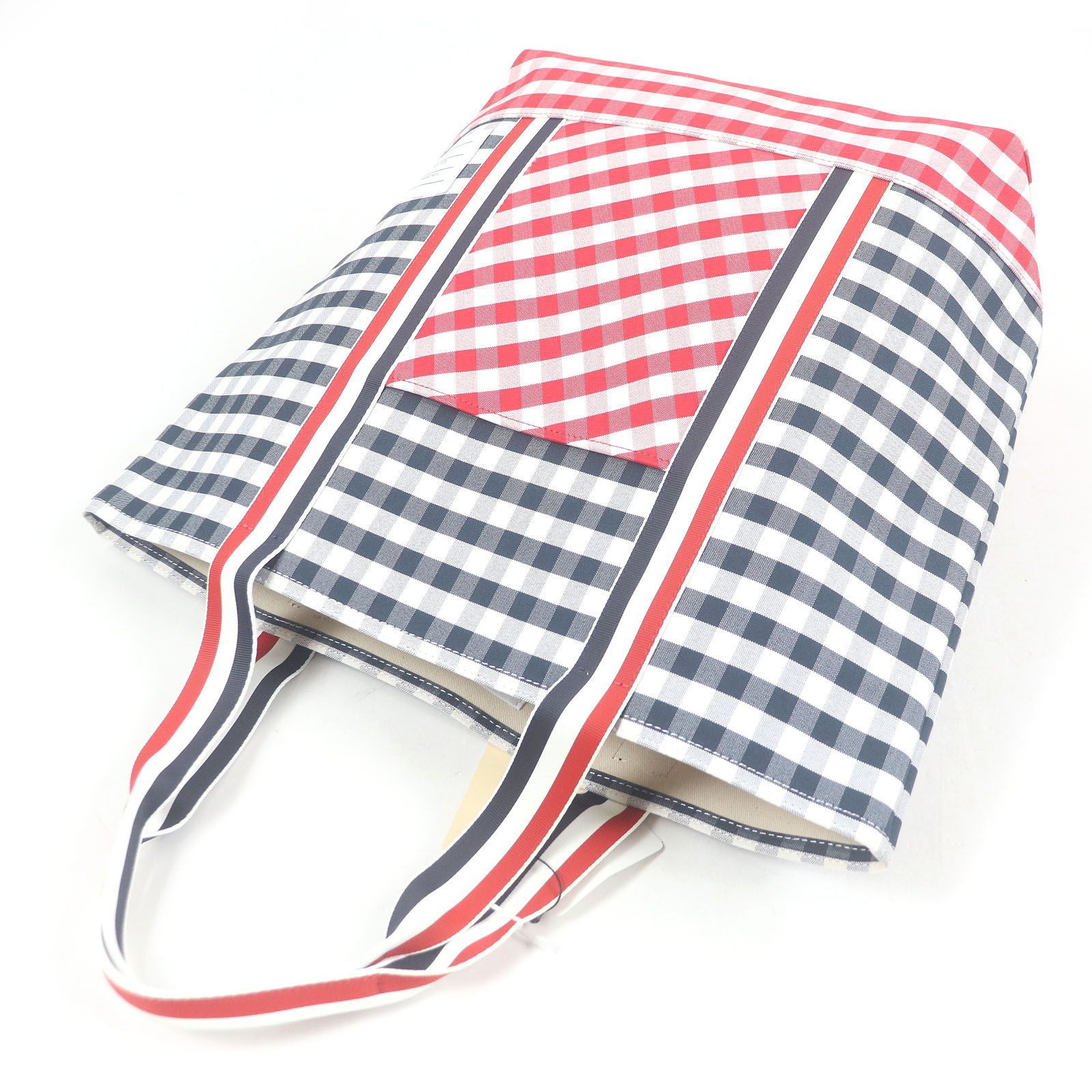 未使用品□THOM BROWNE トムブラウン ウェビングハンドル