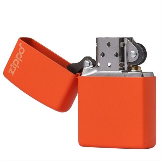 ZIPPO ジッポー ライター ZIPPOロゴ レギュラー ＃231zl オレンジ