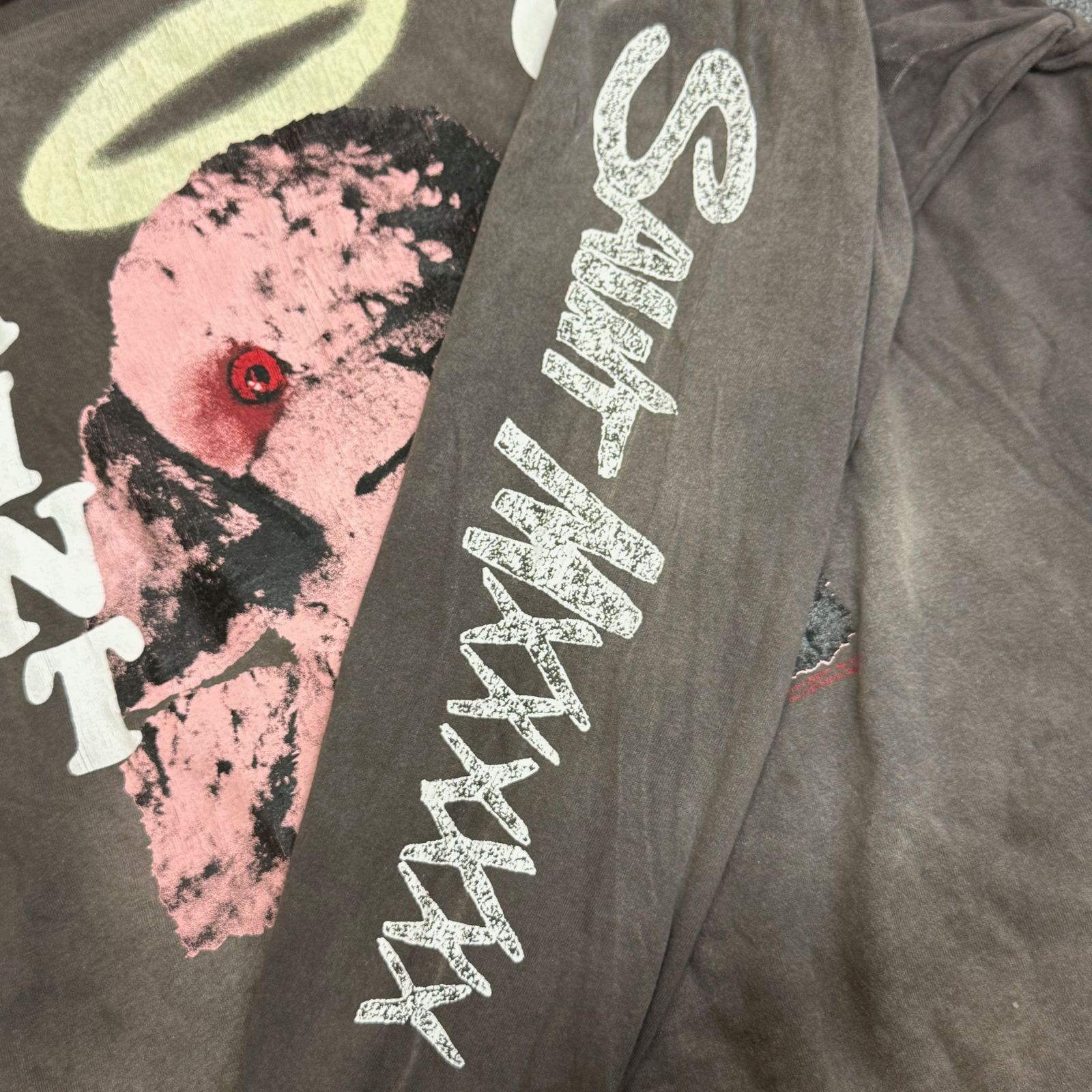 定価30800円 SAINT MICHAEL 21AW PINK SHEEP SAINT YOUTH T-SHIRT