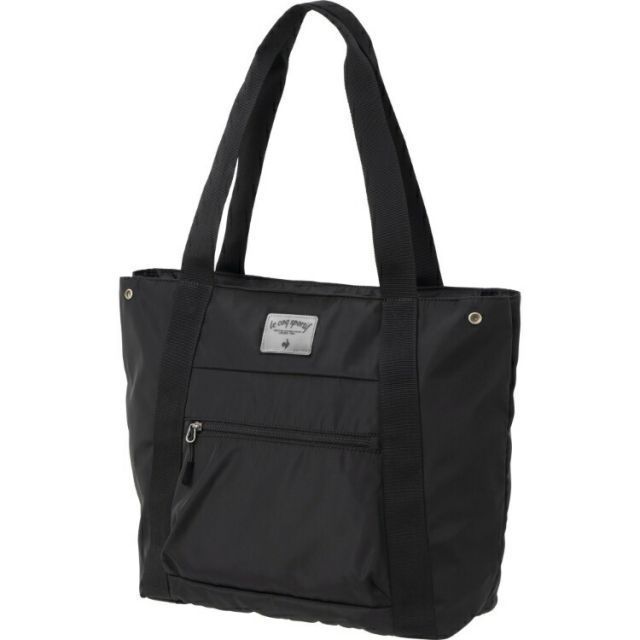 le coq sportif ルコック トートバッグ サイズ調整ボタン付 ブラック F QMCVJA13 BK | スポーツ スポーツ用品 バッグ 鞄 カバン かばん トートバッグ はっ水 抗菌防臭 お出かけ デイリーユース デザイ