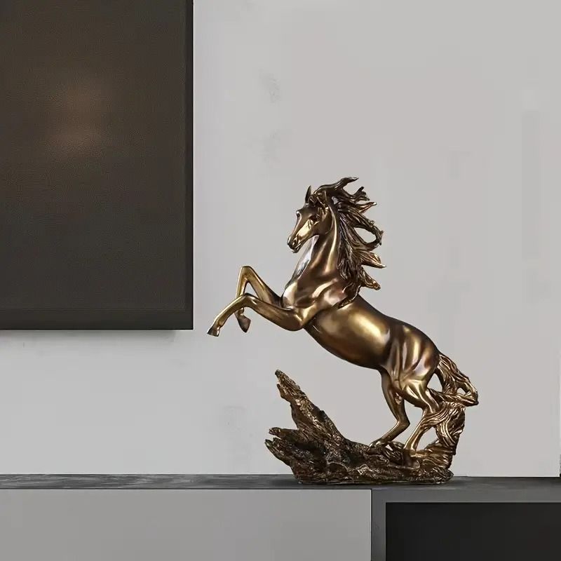 オブジェ オーナメント 置物 装飾品 馬 ウマ ホース 繁栄 財運 金運