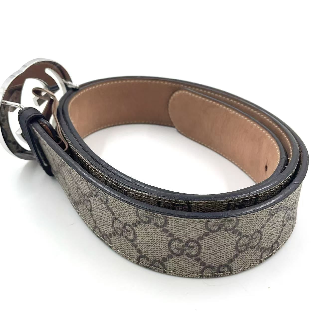 アモアモ様専用」GUCCI インターロッキング バックル グッチ