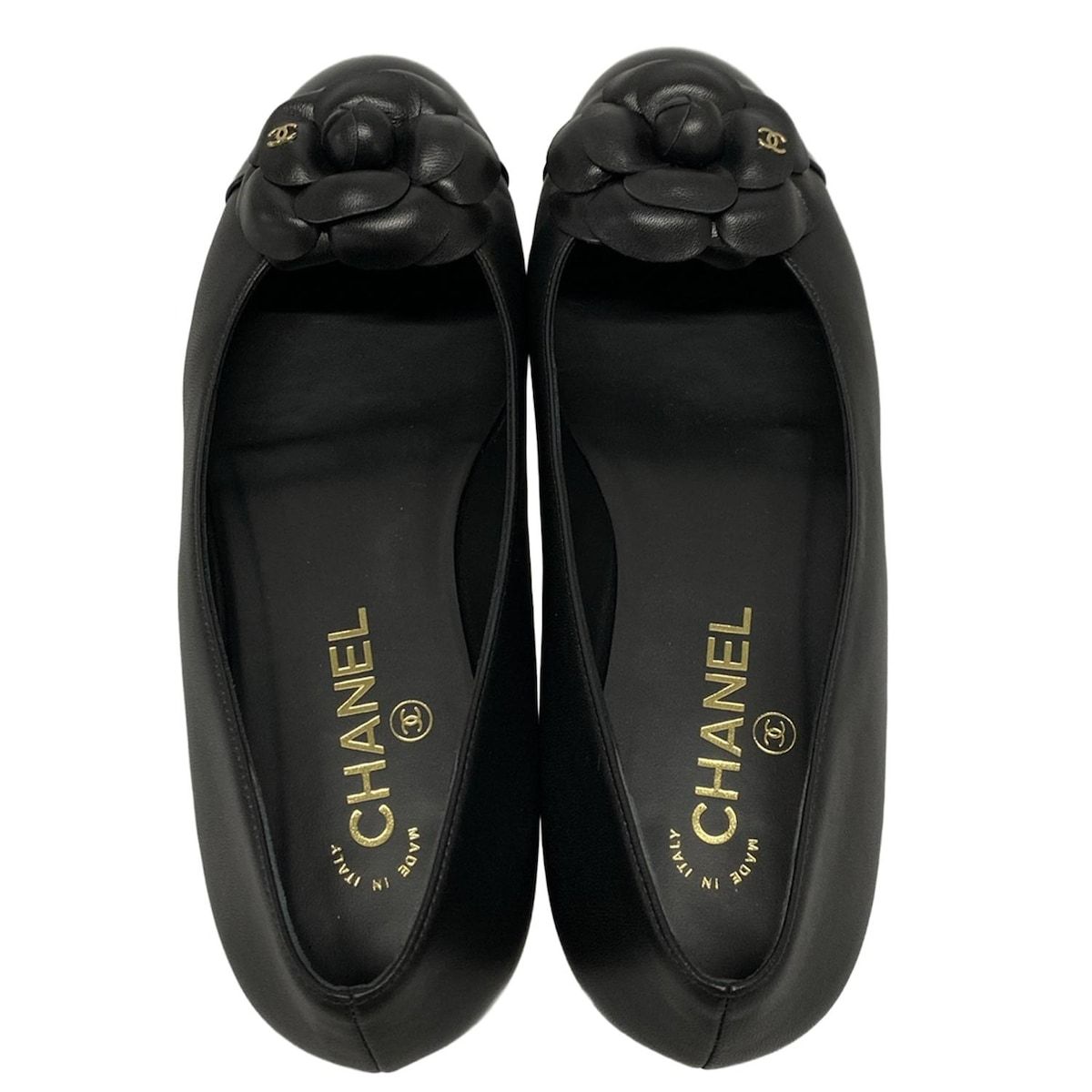 CHANEL(シャネル) フラットシューズ 38 1/2 C レディース美品