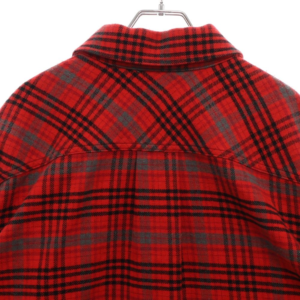 OFF-WHITE オフホワイト 19AW フランネルレッドチェックシャツ 長袖シャツ レッド OMGA091F19F33006 OFF-WHITE (オフホワイト) 19AW フランネルレッドチェックシャツ 長袖