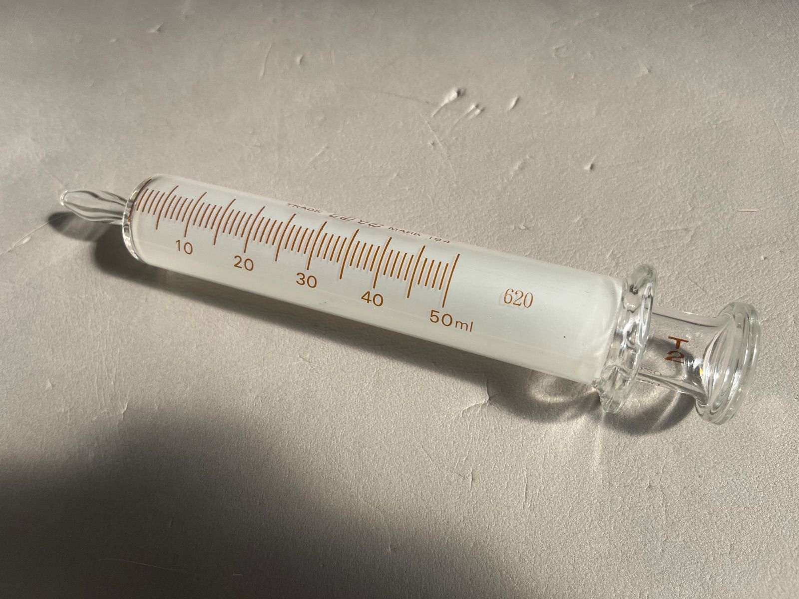 硬質硝子注射筒 ガラス浣腸器 アンティーク雑貨 Toyo 辻製作所