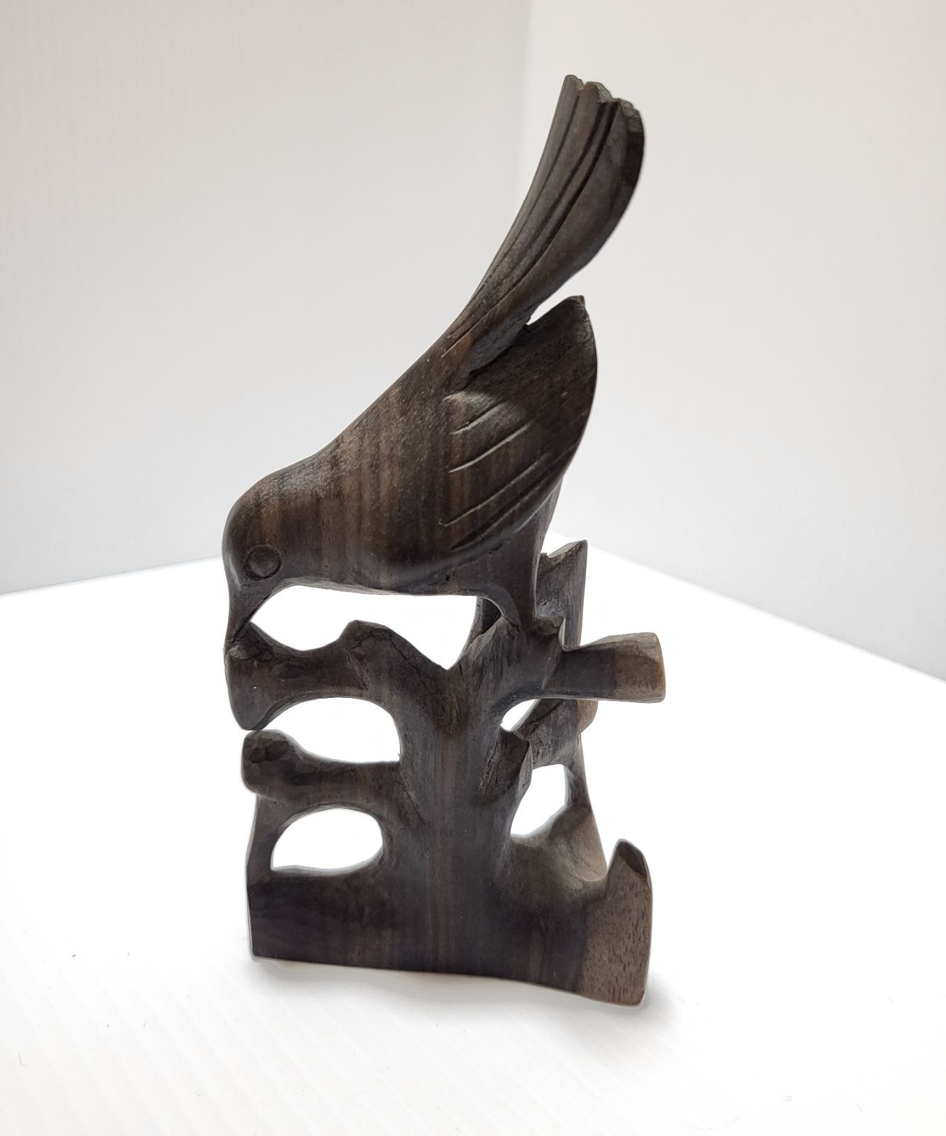 木製 彫刻 鳥 アンティーク エスニック インテリア 小物 CA25I(T)5