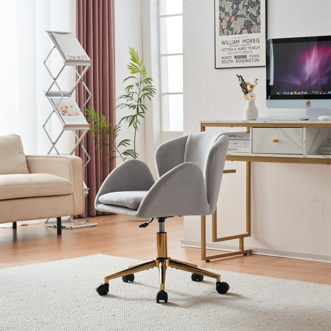 ライトグレ デスクチェア 在宅ワーク チェア 椅子 いす おしゃれ 疲れ  