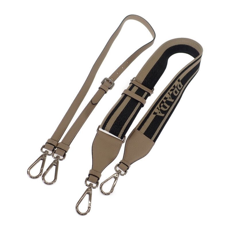 PRADA】ファスナー開閉式 レザー ミニハンドバッグ ショルダー