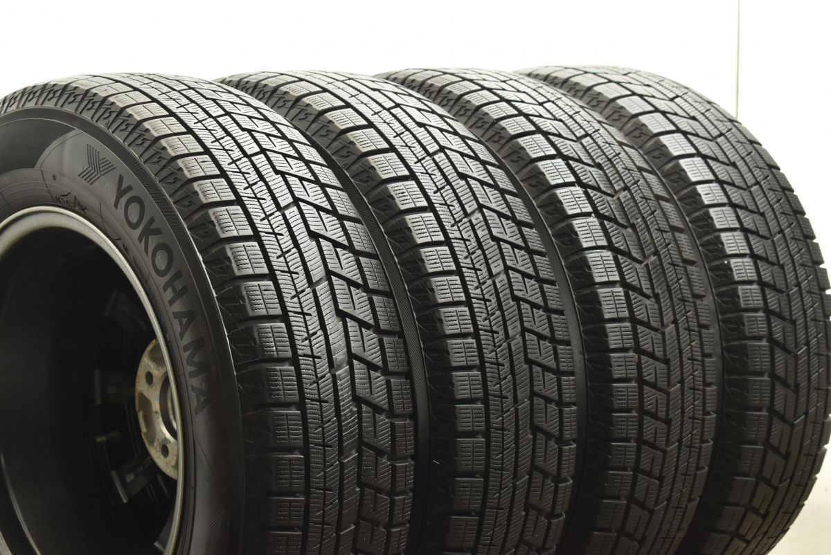 アイスガード G60 215/55 R17 2021年製 6mm残り溝 バリ溝 美品】GRASS 14in 5.5J +48 PCD100 ヨコハマ アイス