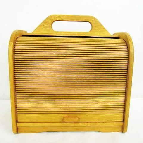 レトロ コスメボックス 蛇腹シャッター 木製 【公式通販】