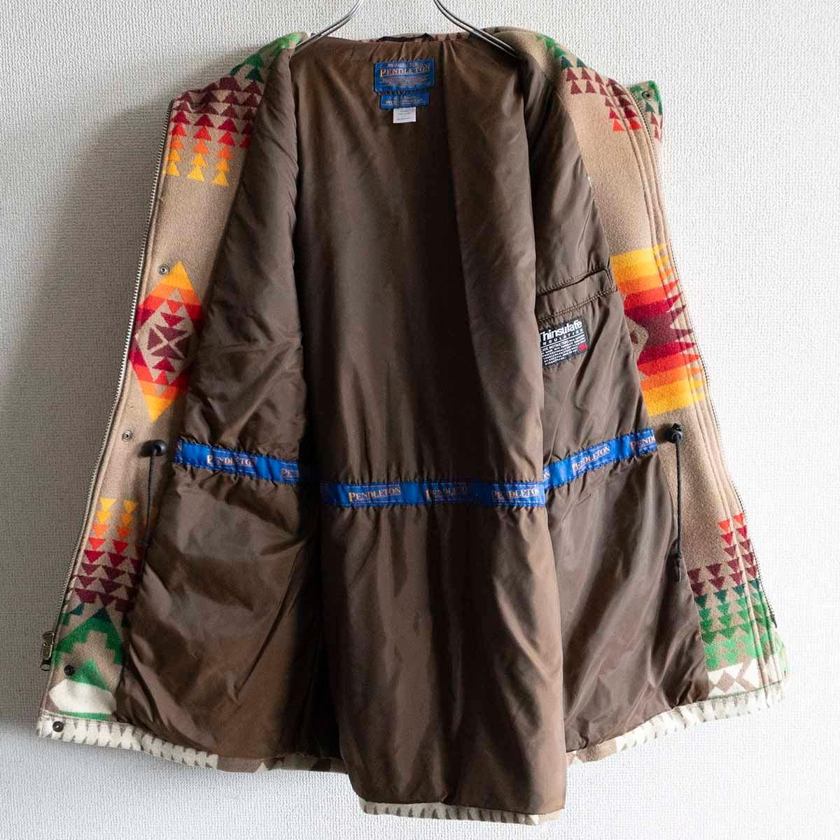【スーパーセール】 雰囲気抜群/USA製】PENDLETON【90s コート】M ネイティブ柄 ジャケット・アウター