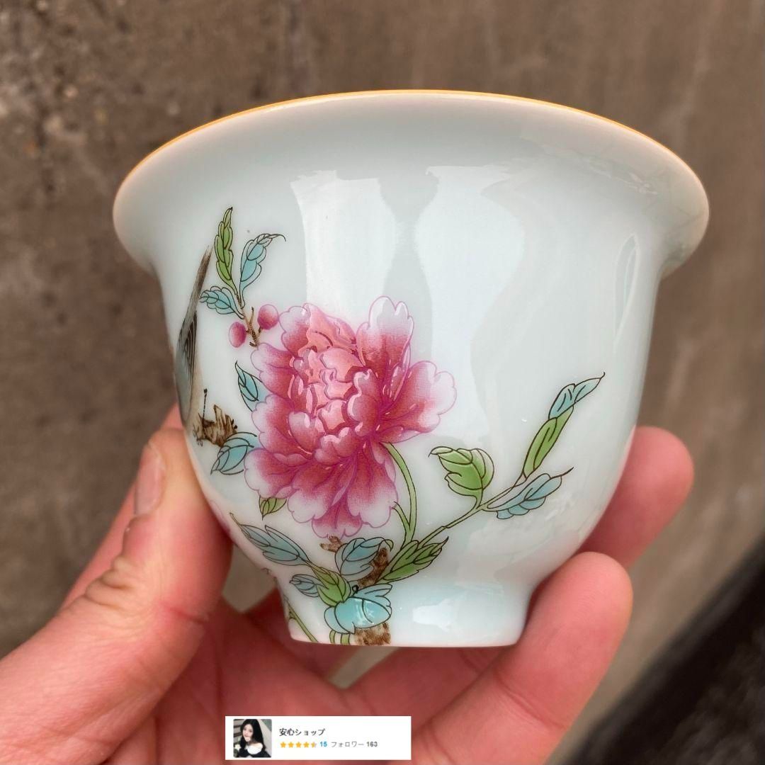 景徳鎮 青花釉里紅三才蓋碗 茶碗 煎茶器 未使用品 景徳鎮 青花釉里紅三才蓋碗 茶碗 煎茶器 未使用品 - メルカリ