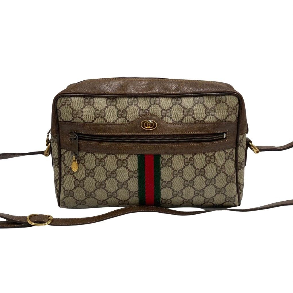 極美品 GUCCI オールドグッチ グッチ ヴィンテージ シェリーライン GG