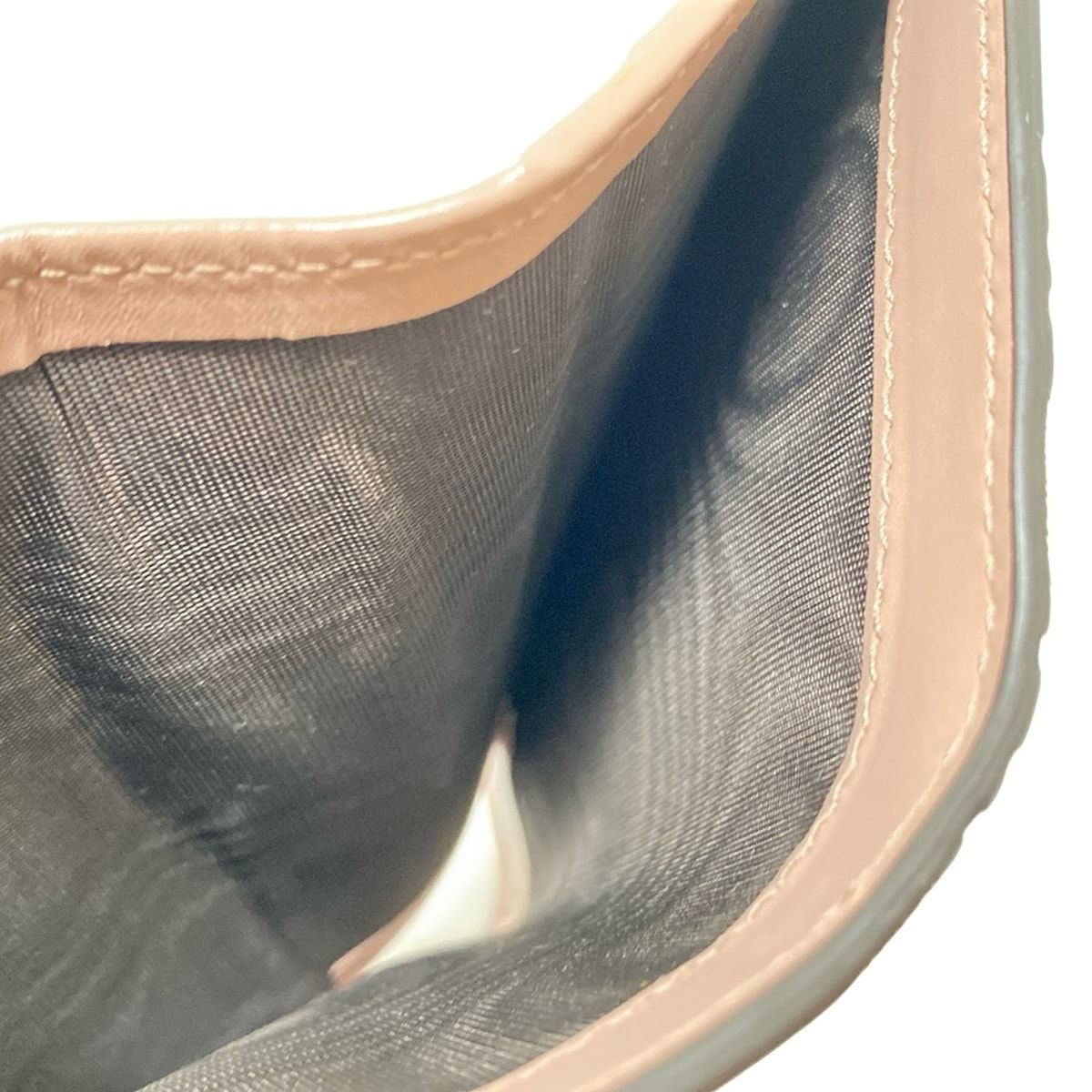 GUCCI(グッチ) 札入れ美品 ボウイ,シマライン 406924 ピンクベージュ  